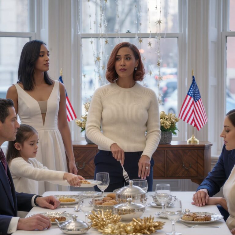 My sister’s daughter shoved leftovers onto my plate and said, “Mom says you’re not really family.” I didn’t respond. Later that evening, after a family dinner, Mom sent a message in the group chat: “We need some space right now.” Dad and sister didn’t mind. I smiled and replied, “I understand. Everything under my name will be updated tomorrow.” Then I left the group.