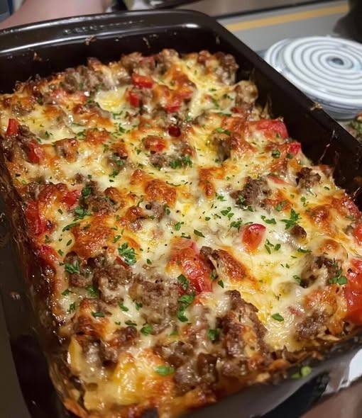 Philly Cheesesteak Bake!!