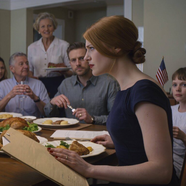 “I only ordered for the family,” my mother-in-law smiled when my aunt asked why I hadn’t ordered steak or dessert. “Am I family, or not?” I asked my husband. “Don’t do that, not here,” he muttered, still chewing. But silence fell at the table as I said something no one expected…