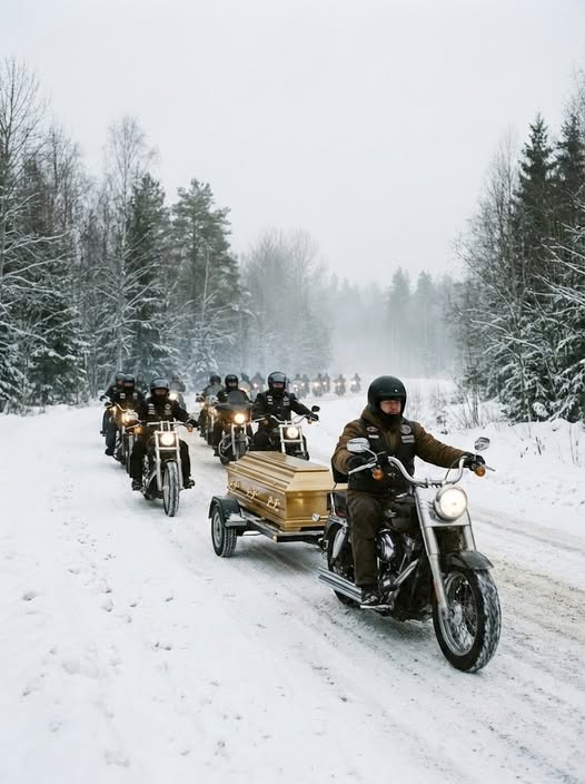 Forty Seven Bikers Brave A Massive Blizzard For One Grieving Mother