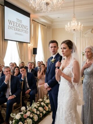 An hour before the wedding, I overheard my fiancé whispering to his mother, “I don’t care about her – I only want her money.” I wiped away my tears, walked up to the altar, and instead of saying “I do,” I said something that made my mother-in-law clutch her chest right there in the hall…