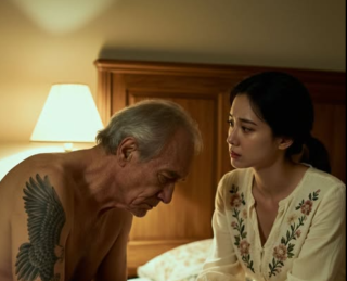 I bathed my paralyzed father-in-law behind my husband’s back… and upon discovering a mark on his body, I fell to my knees as the secret of my past was revealed.