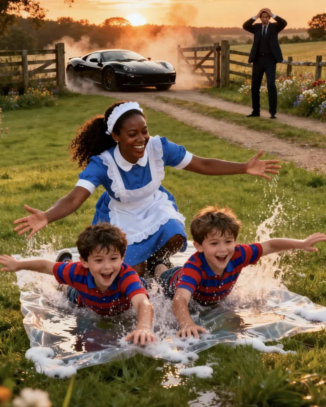 Millionaire arrives FURIOUS at his mansion and freezes when he sees what the maid did to his CHILDREN…-thaithao