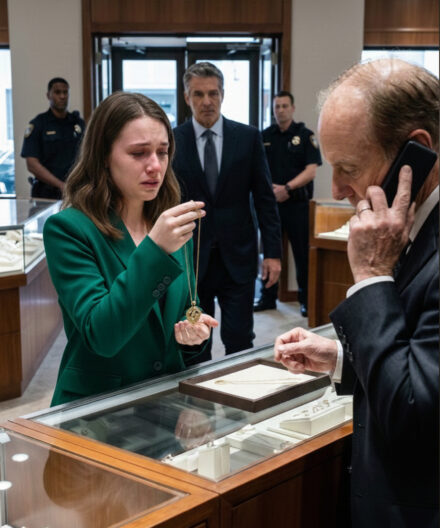 After the divorce, I walked out with a cracked phone and my mother’s old necklace—my last chance to pay rent. The jeweler barely glanced at it… then his hands froze.