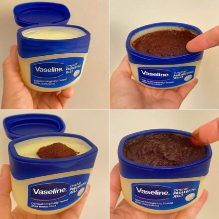 Mix Vaseline and Coffee