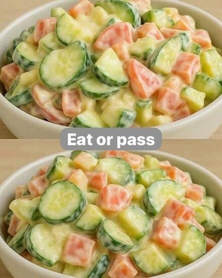 Creamy Cucumber Salad with Vegetables
