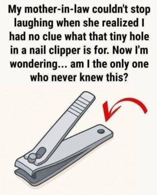 The “small round hole” on the nail clipper has special and powerful uses!!