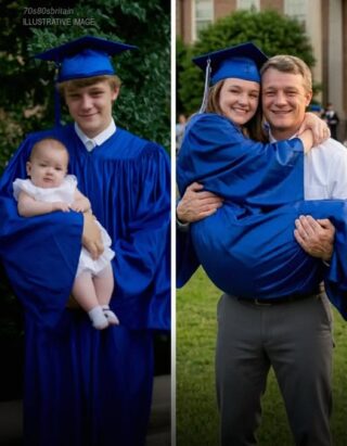 My Dad Raised Me Alone After My Birth Mother Left Me in His Bike Basket at 3 Months Old – 18 Years Later She Showed up at My Graduation