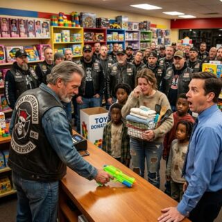 40 Bikers Bought Every Single Toy in Store After Hearing What Manager Said to a Foster Mom I was there. I watched the whole thing happen. And by the end, every single person in that store was crying—including the manager who started it all.