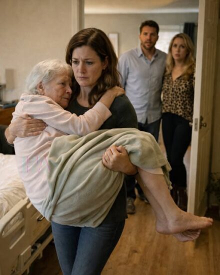 The Day Your Cheating Husband Moved in With His Mistress, You Rolled His Bedridden Mother to His Door… Then You Said One Sentence That Drained the Color From Both Their Faces