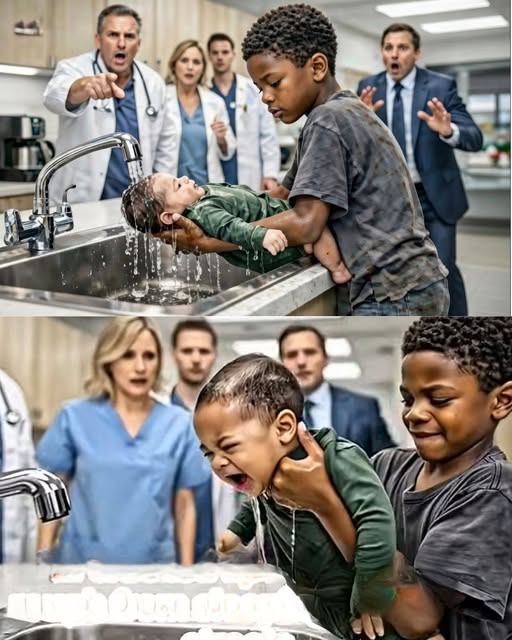 Eight Top Doctors Gave Up on Saving the Billionaire’s Baby… Until a Homeless Boy Did the One Thing No One Else Noticed