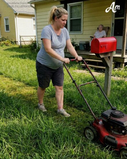 I mowed the lawn for my neighbor, an 82-year-old widow – The next morning, a sheriff woke me up with a request that chilled me to the bone