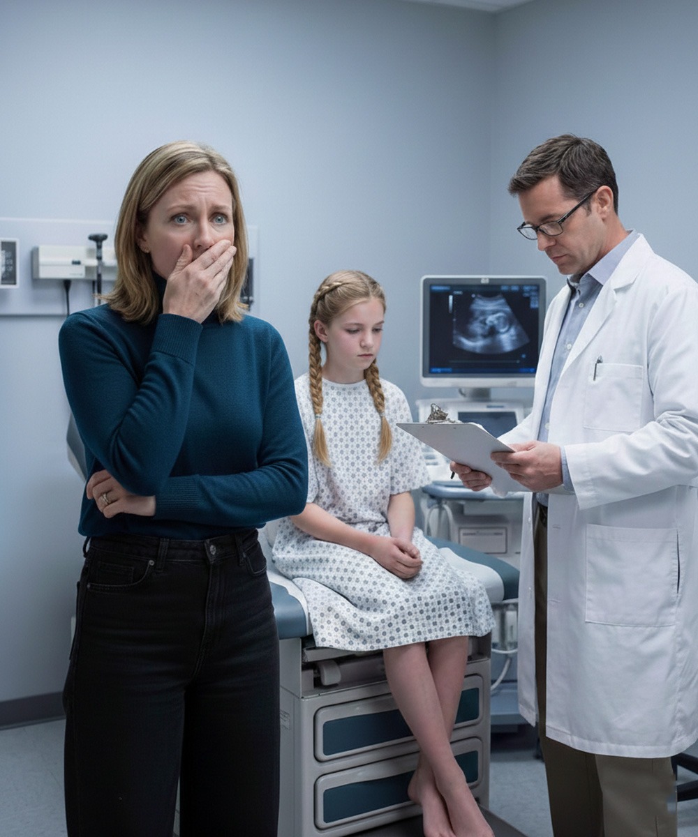 My 15-year-old daughter had been complaining of nausea and stomach pain. My husband said, “she’s just faking it. Don’t waste time or money.” I took her to the hospital in secret. The doctor looked at the scan and whispered, “there’s something inside her…” I could do nothing but scream.